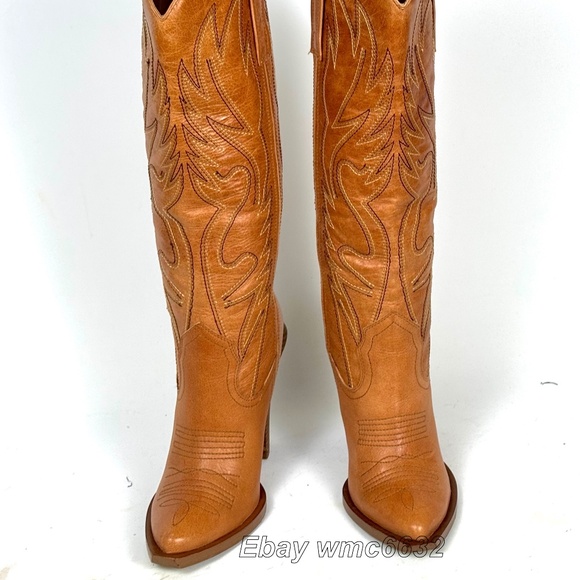 Jessica Simpson Alan Cowboy Cowgirl Boots - Women's 9B Excellent Condition - Picture 4 of 15